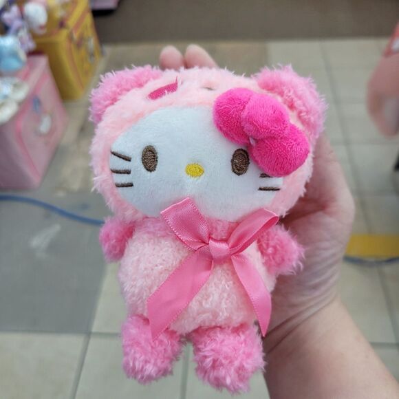 Brand New Hello Kitty Pink Plushies Keychain - Picture 1 of 6